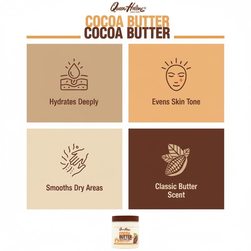 Queen Helene Cocoa Butter Face & Body Cream – Extra