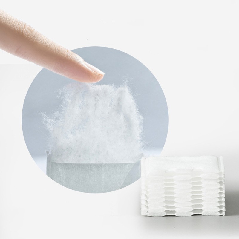 Cotton Pad Dispenser Automatic Dustproof Transparent Wall Mounted Wall Mounted