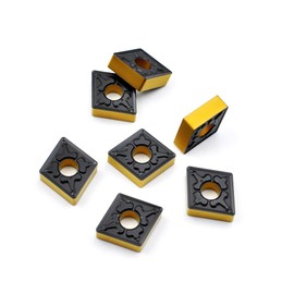 CDBP CNMG120408-TM CNMG432 Inserto Torneado de Carburo Indexable para Semiacabado en Torno CNC Acero y Hierro Fundido, 10 uds