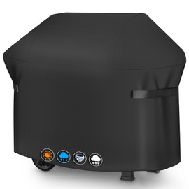 Sonharlar BBQ Cover 132 CM 7106 Grill Barbecue Cover for Weber Spirit 300 Series Heavy Duty & Waterproof, PU Cover for Weber Spirit E310, Sprit E315, E330 and Spirit ii E310(132 L x 66 W x 109 H cm)