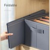 Thickened Pants Storage Box – Foldable Grid Organizer for Jeans