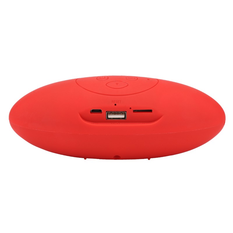 Cool Streamlined Oval Shaped Subwoofer Bluetooth Speaker with FM Function
