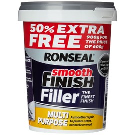 Ronseal Ronseal 6886271-HHW Smooth Finish Filler Multi-Purpose Ready Mixed 900g, White