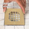 Oatey 42361 Universal 4-1/4 in. Snap-Tite Square Shower Strainer in