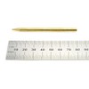 Set of 2 Stainless Steel Paracord Gold, 77 mm, straight