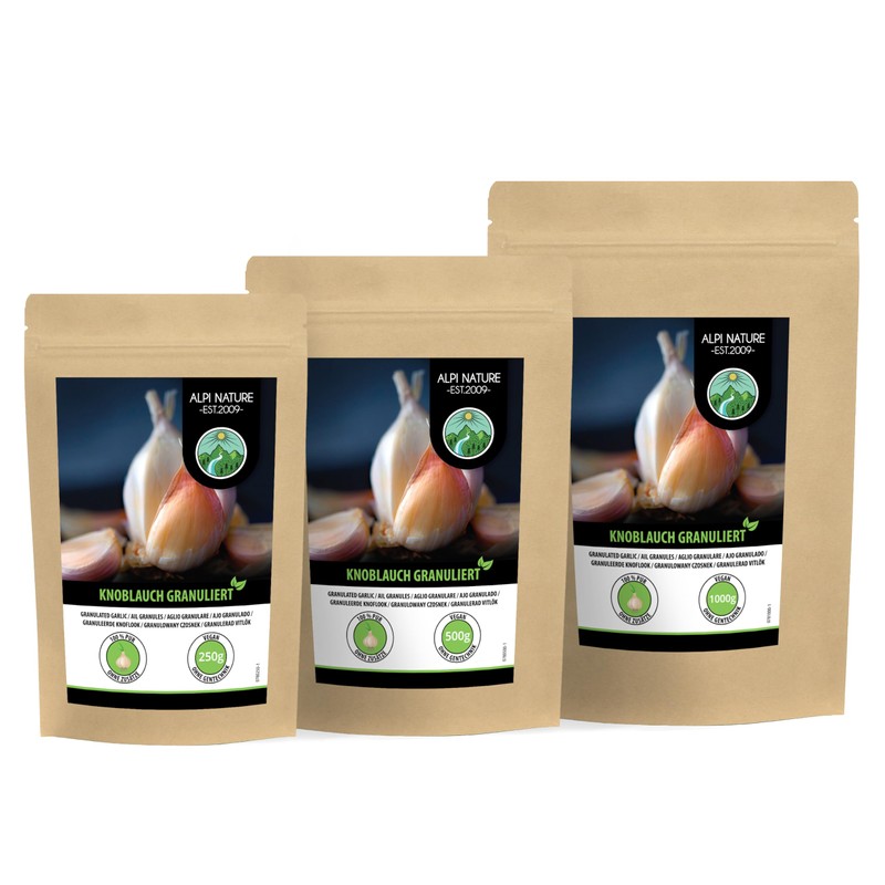 Garlic granules (250g, 8.8oz), Granulated Garlic, 100% Natural from Gently