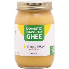 Simply Ghee Domestic Grass-Fed Ghee 16 oz Jar