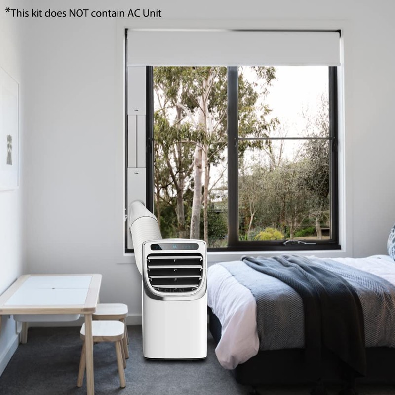 Portable Air Conditioner Window Door Kit with 5.9”Exhaust Hose, Universal