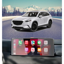 pzswuxie Screen Protector for 2021 2022 2023 2024 2025 Mazda CX5 10.25 Inch Tempered Glass Protective Film Navigation Display Infotainment Accessories Car Radio Cover 9H HD Anti-Fingerprint