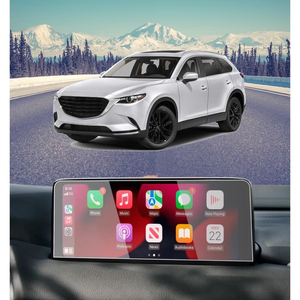 pzswuxie Screen Protector for 2021 2022 2023 2024 2025 Mazda