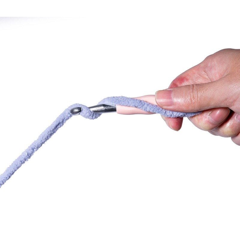 Ortarco Crochet Hooks Set, Ergonomic Soft Handle for Arthritic Hands,