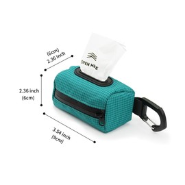 BeauGo Dog waste bag dispenser,Poop bags for dogs,Poop bag dog bag dispenser,for dogs for Small,Medium or Large Dogs,Dispenser for leash (blue)