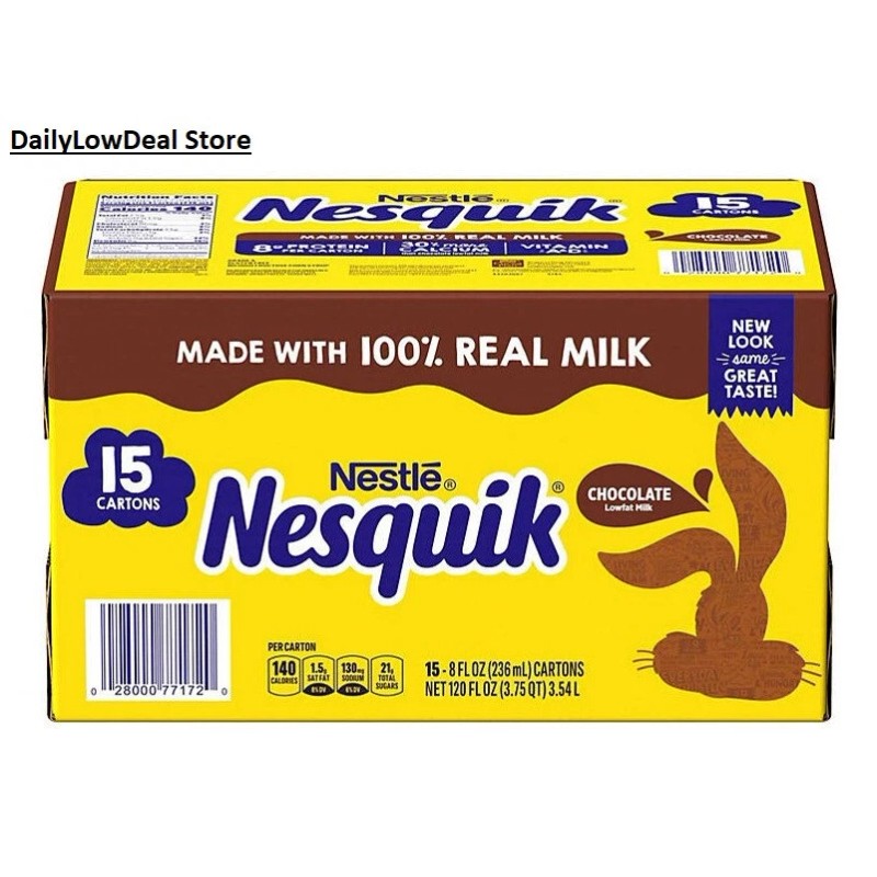 Nesquik 15 PACK - NESQUIK Chocolate Milk Beverage (8 fl