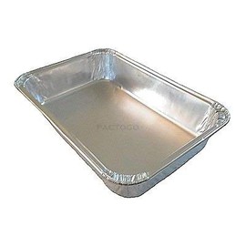 D&W Fiine Pack Wilkinson D96 Small 12 oz. Oblong Smooth-Wall Casserole Aluminum Foil Pan 25/Pk (Pack of 25)
