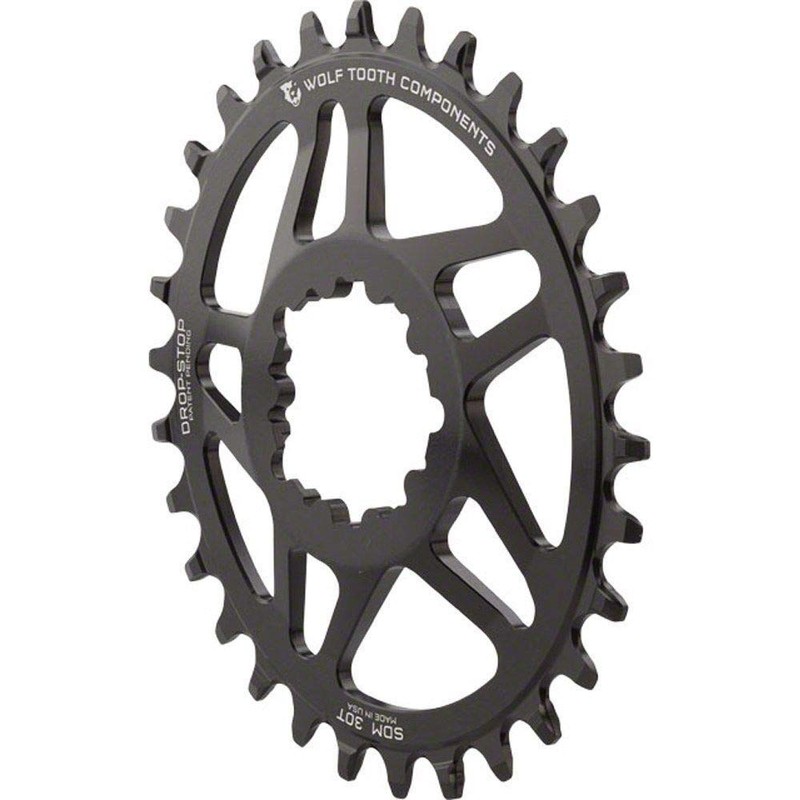 Wolf Tooth Components Drop-Stop Elliptical Chainring: 30T for SRAM GXP