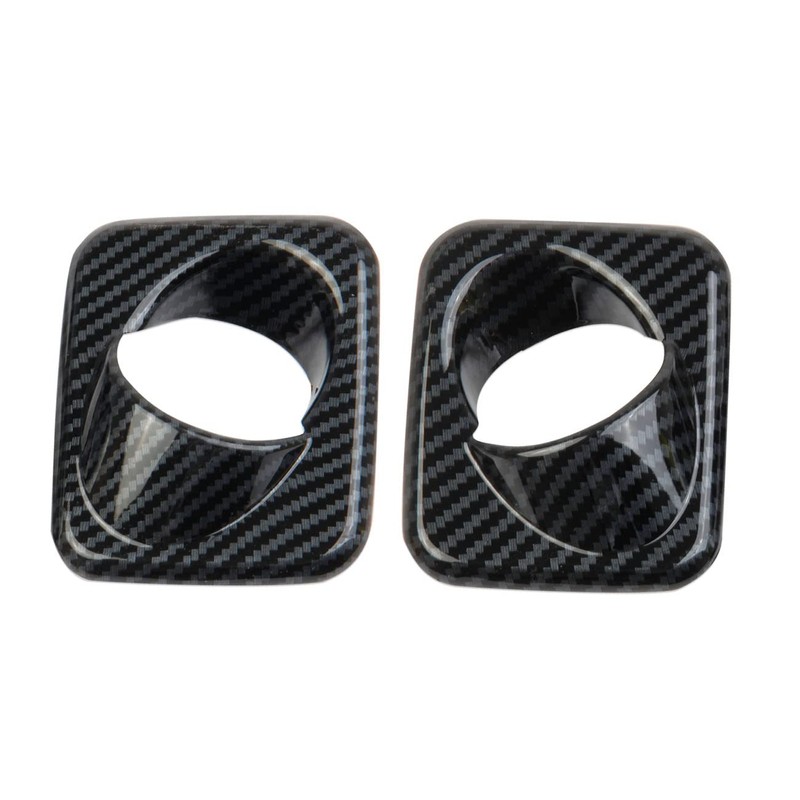 crosselec Carbon Fiber Tail Gate Licence Light Cover Trim for