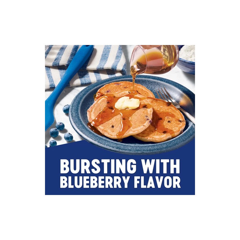 Krusteaz Blueberry Pancake Mix 25.2 Ounce Pack of 2 Easy