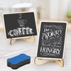 12Pcs Mini Chalkboard Signs, Chalk Boards for Tables, Wooden Memo