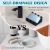 Silicone Soap Dish for Bar Soap Holder for Shower Bathroom