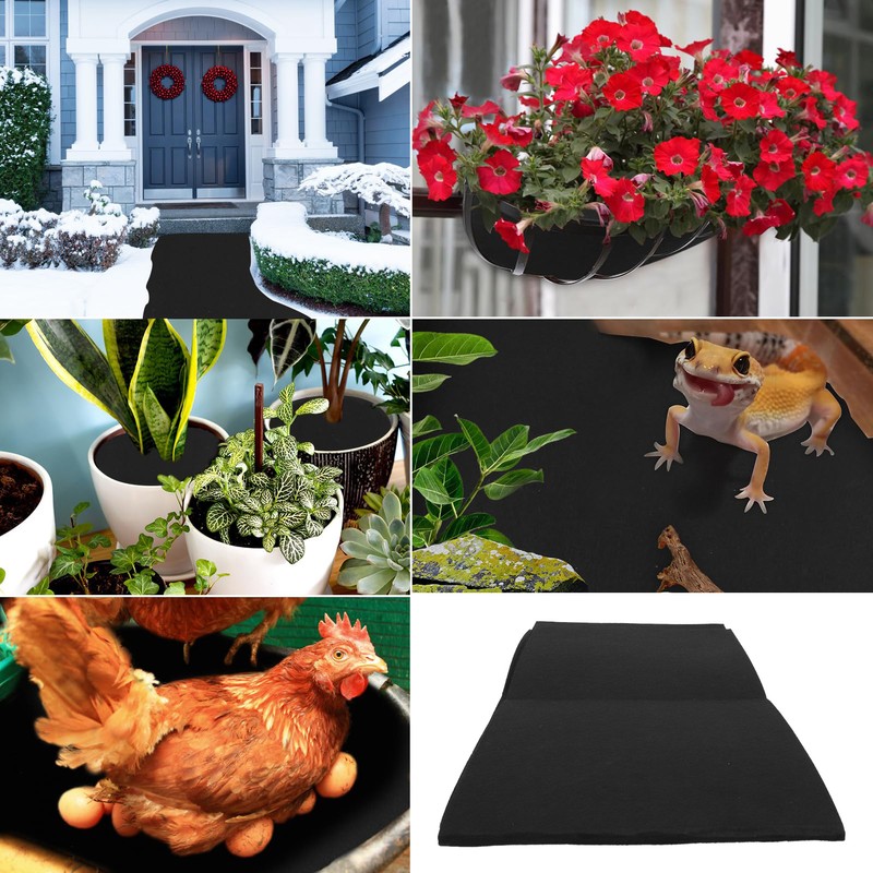 Planter Liner Roll 12x80in Black Felt Breathable Excellent Water Retention
