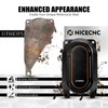NICECNC Orange Throttle Body Side Cover for Large Gliders Throttle