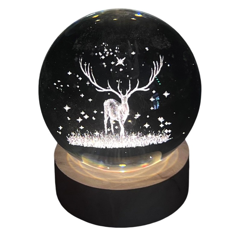 Thorness 3D Crystal Ball Night Light USB Lamp – Ludosphere
