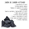 Jabón Sheló Nabel Carbón Activado Limpieza Exfoliante Rostro Graso 100g