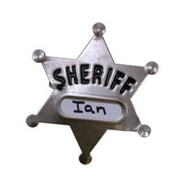 Century Novelty Large Metal Sheriff Badge