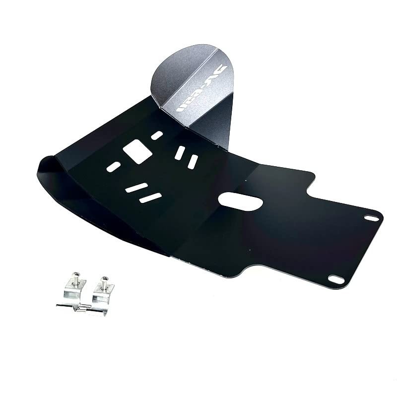 Black Front Skid Plate Engine Mud Guard Cover Compatible with