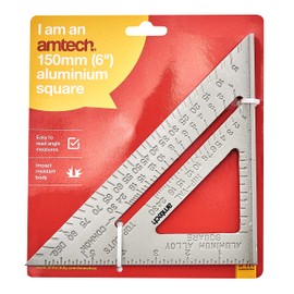 Amtech P3396 150mm (6") Aluminium roofer's Square