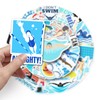 Swimming Sticker Swim Sticker Set 50 Pieces Cute Decoration for