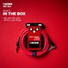 BOSS BIC-10A-RD Instrument Cable, Set Cables a Colourful Sign, Red