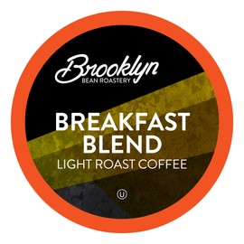 Brooklyn Beans Light Roast Gourmet Coffee Pods, Compatible with 2.0 Keurig Coffee Pods Brewers, 72 Count