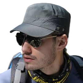 COCO JOIE Hat, Cap, Work Cap, Men's, Women's, Summer, Stylish, Mesh, Plain, Golf, Outdoors, No Stuffy, Breathable, Adjustable Size, gray