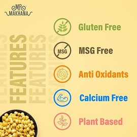 MR MAKHANA Black Salt 75 GM