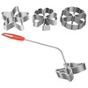 4-Piece Rosette and Timbale Set, Rosette Iron Set, Traditional Dough