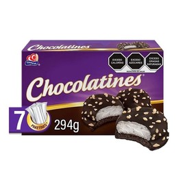 Gamesa 2 CAJAS CHOCOLATINES - MARSHMALLOW COOKIES WITH CHOCOLATE AND PEANUTS (2 BOXES)
