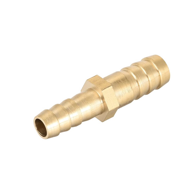 sourcing map Hose Brass Reducer Barb Hose Connector Adapter ID