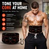 EMS Abdominal Trainer Belt for Home Fitness – USB Rechargeable