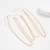 Layered Gold Necklaces for Women, 14K Gold Plated Stackable Necklace