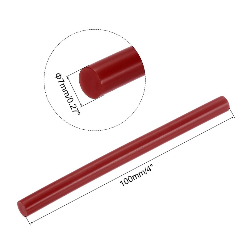 uxcell 20pcs Hot Glue Sticks for Glue Gun 7mm/0.27-inch x