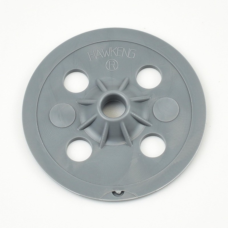 Hawkeng Plasterboard/Insulation Fixing Washers, 35mm Nylon, Non Rust - 500PCS