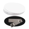 Oval Name Badge Blanks with Magnet - 10 Pack (White)