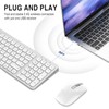 cimetech Wireless Keyboard and Mouse Combo, Compact Full Size Wireless