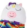 Kids Sleeping Bag Cartoon Animals Soft Plush Wearable Foldable Prevents