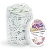 Small Rubber Bands for Hair Ties Elastics Mini Braids Ponytail
