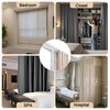 110.23in Double Row Curtain Tracks, Heavy Duty Drop Curtain Rails,
