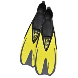Seac Speed Snorkeling Fins - Yellow, 42/43