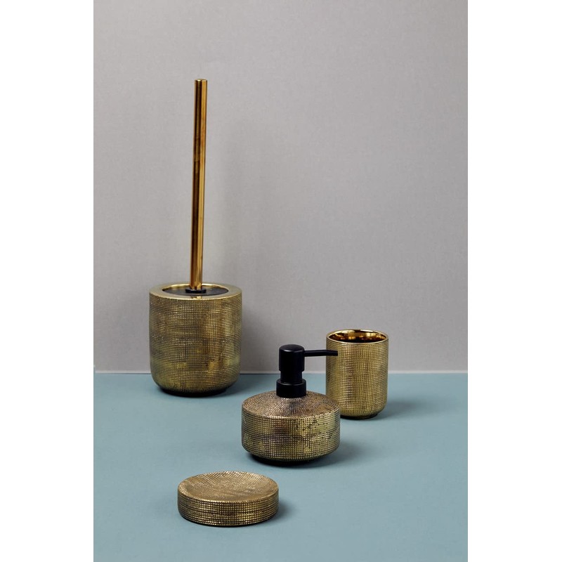 WENKO Seifenspender Mod. Rivara, nachfüllbarer Seifendosierer für Flüssigseife und Lotion