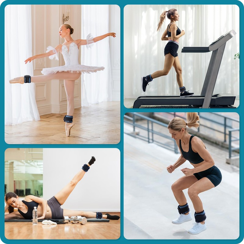 Sportneer Ankle Weights for Men and Women, Strength Training Weight